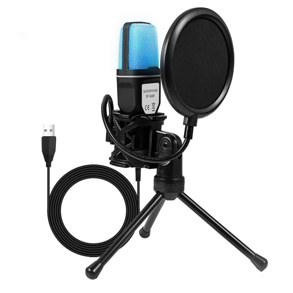Pc Gaming Live Streaming - Gaming Computer Professional Condenser Microphone Mic