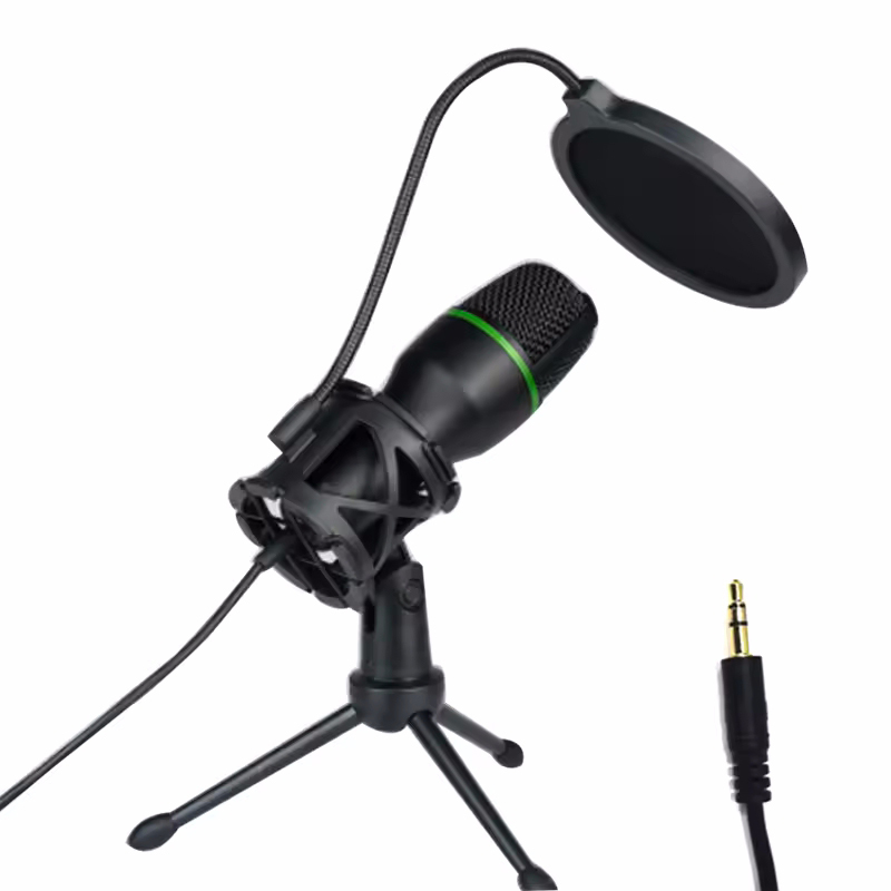 Pc Gaming Live Streaming - Condenser Microphone USB Wired For PC