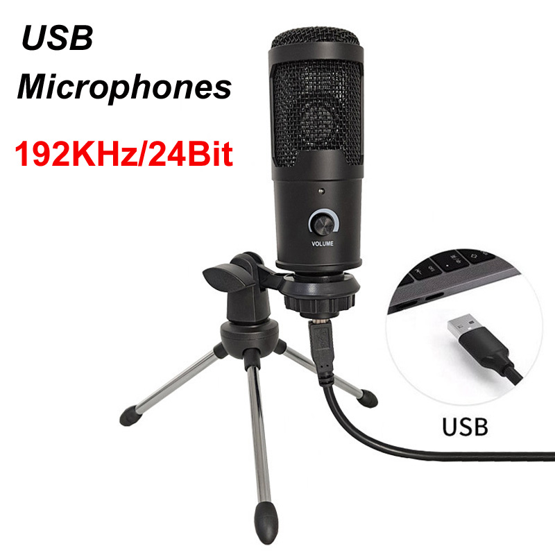Pc Gaming Youtube - 1.5m USB Condenser Microphones Mic For