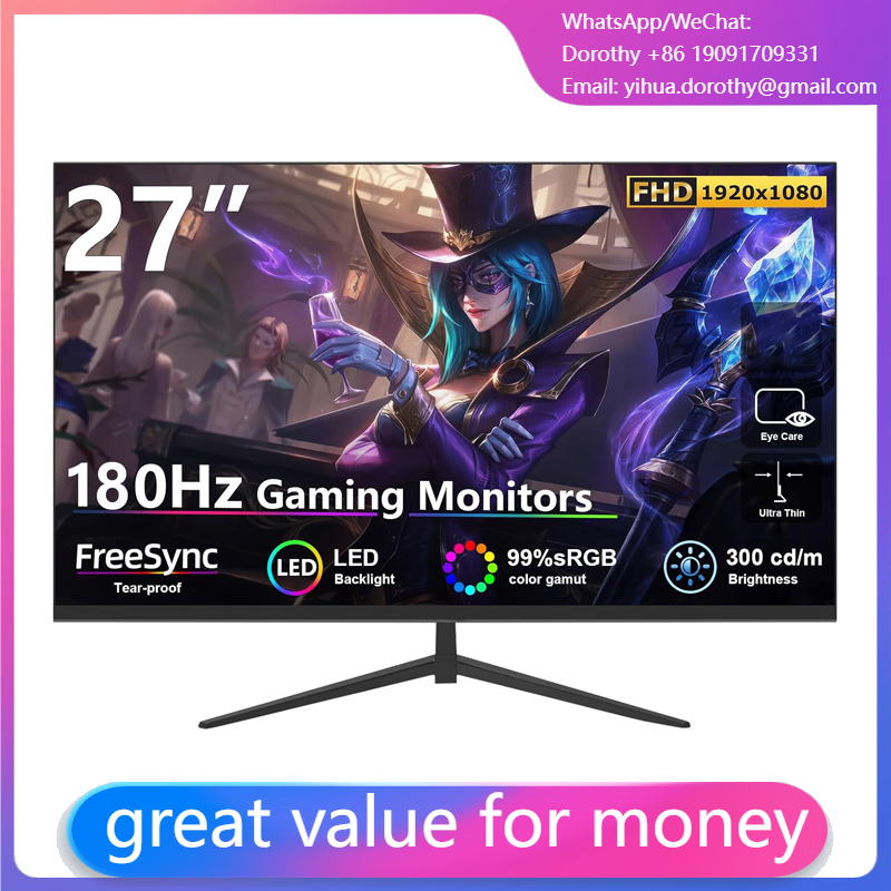 Pc Gaming Ultra - 27 Inch Ultra-Thin IPS LCD Gaming