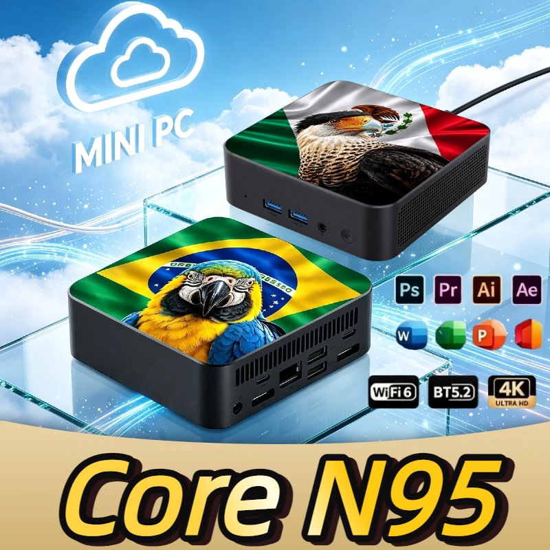 Pc Gaming Compact - New 2026 Mexico Brazil Flag HighPerformance