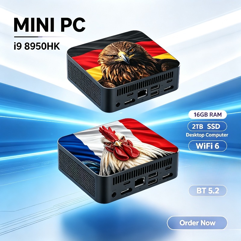 Pc Gaming Desktop - Intel i9 8950HK 2026 Mini Desktop