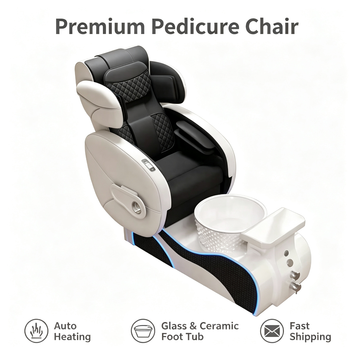 Pc Gaming Chair - Gaming Style Pedicure Spa Chair LED