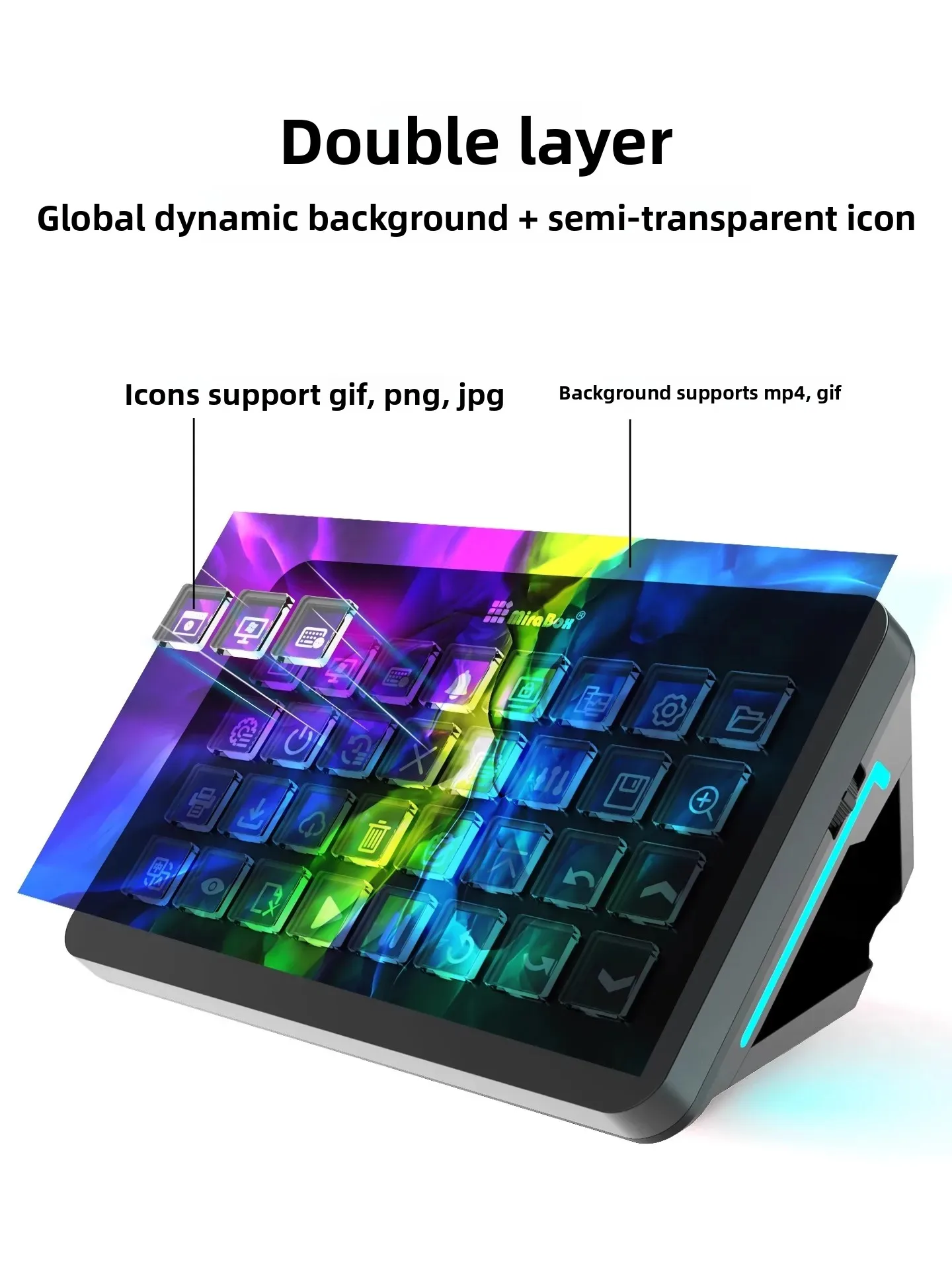 Mirabox XL Stream Deck Macro K - đánh giá và giá Pc Gaming Live Streaming