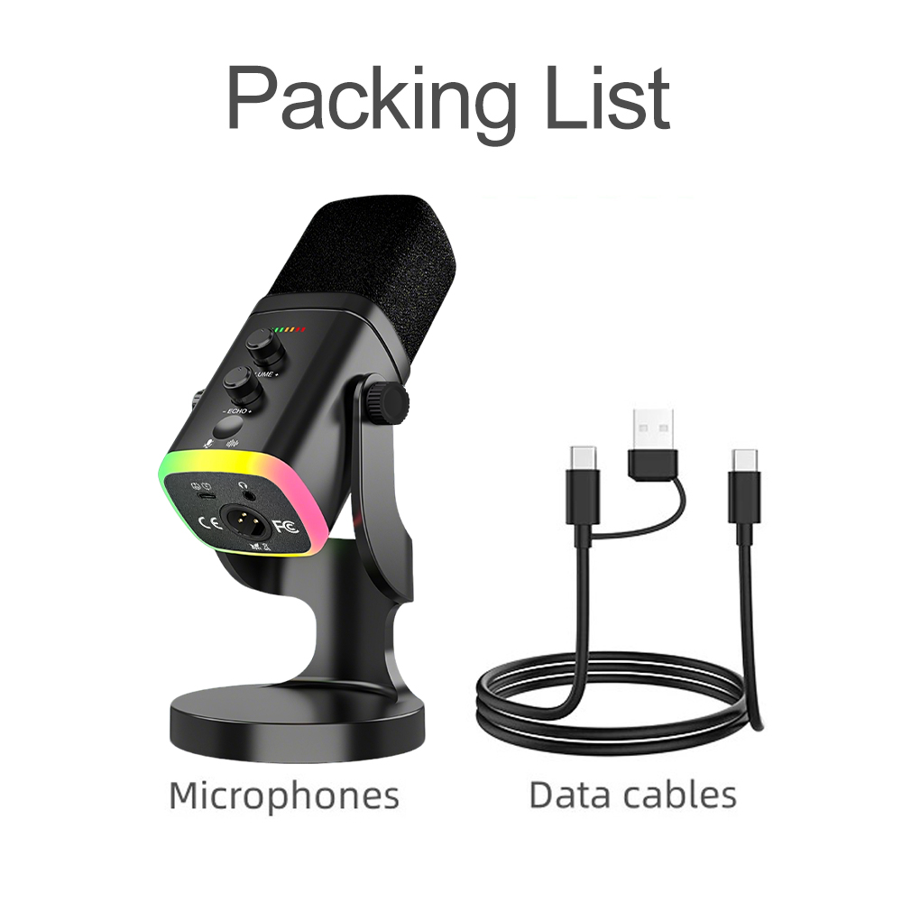RGB Gaming Microphone USB Micr - đánh giá và giá Pc Gaming Live Streaming