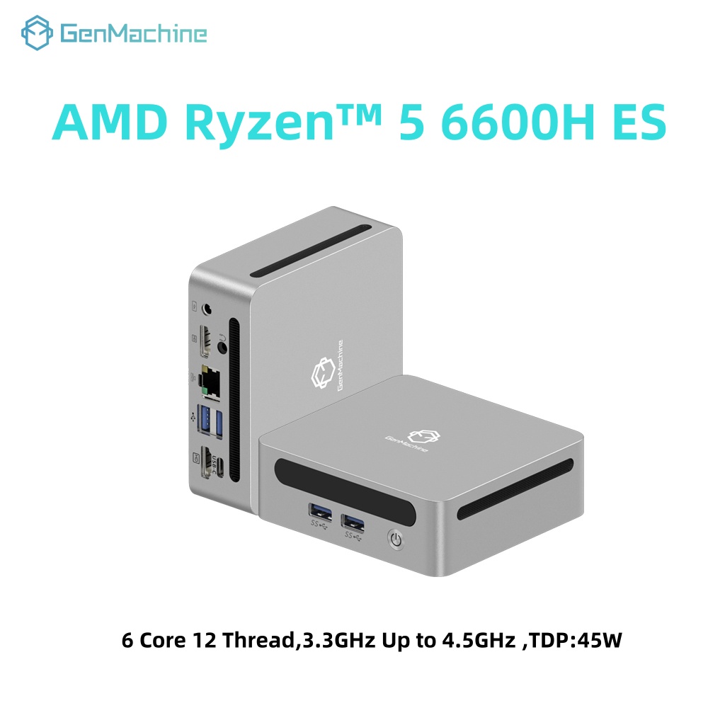 GenMachine AMD Ryzen 5 6600H E - đánh giá và giá Pc Gaming Compact