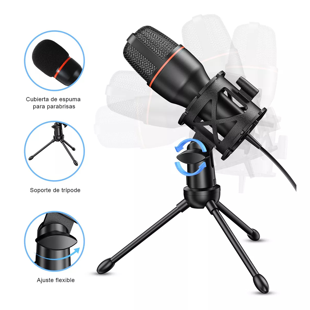 Condenser Microphone USB Wired - đánh giá và giá Pc Gaming Live Streaming