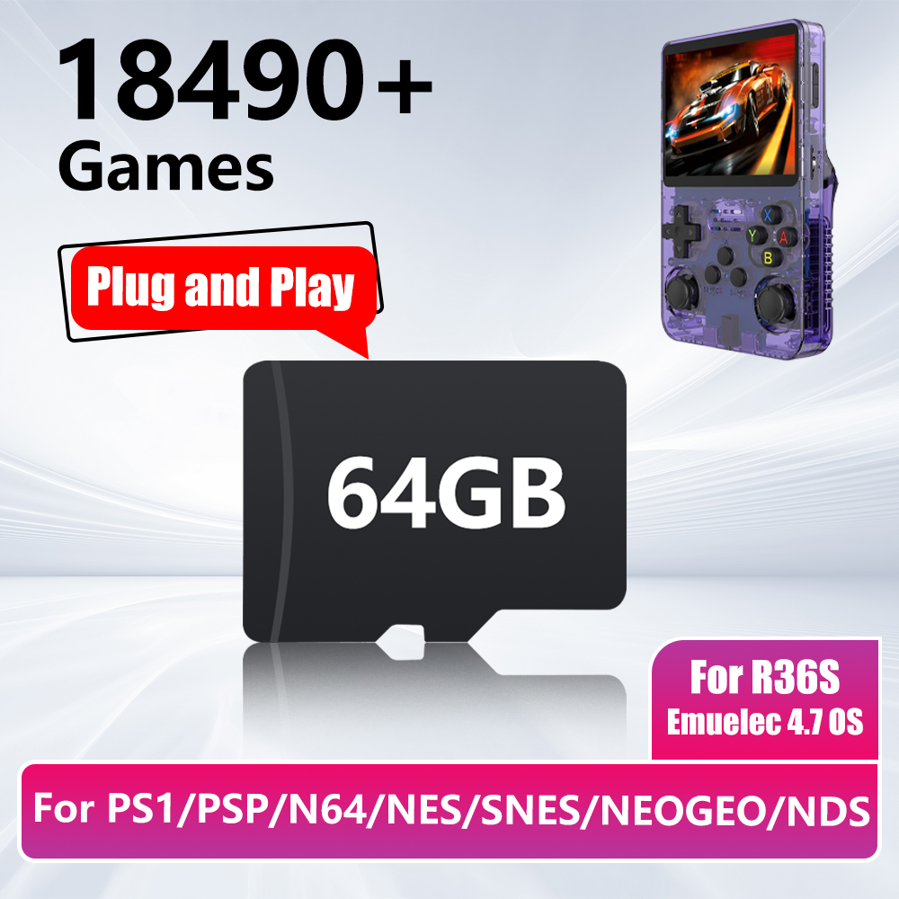 64GB Game Card for R36S Game C - đánh giá và giá Pc Gaming Emulator