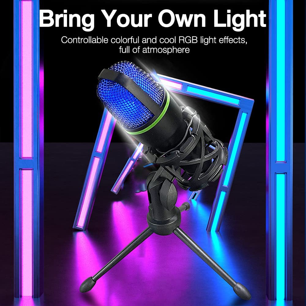 Condenser Microphone USB Wired - đánh giá và giá Pc Gaming Live Streaming