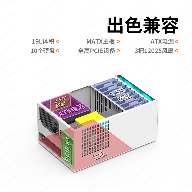B8 8-position NAS chassis ATX  - đánh giá và giá Atx Power Supply