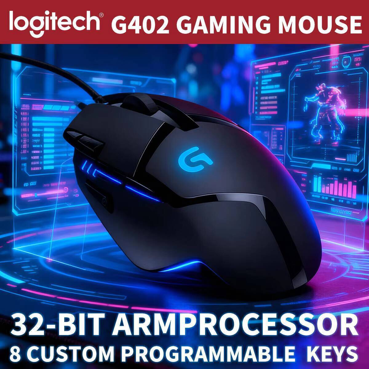 Logitech G402 Hyperion Fury Mo - đánh giá và giá Pc Gaming Logitech