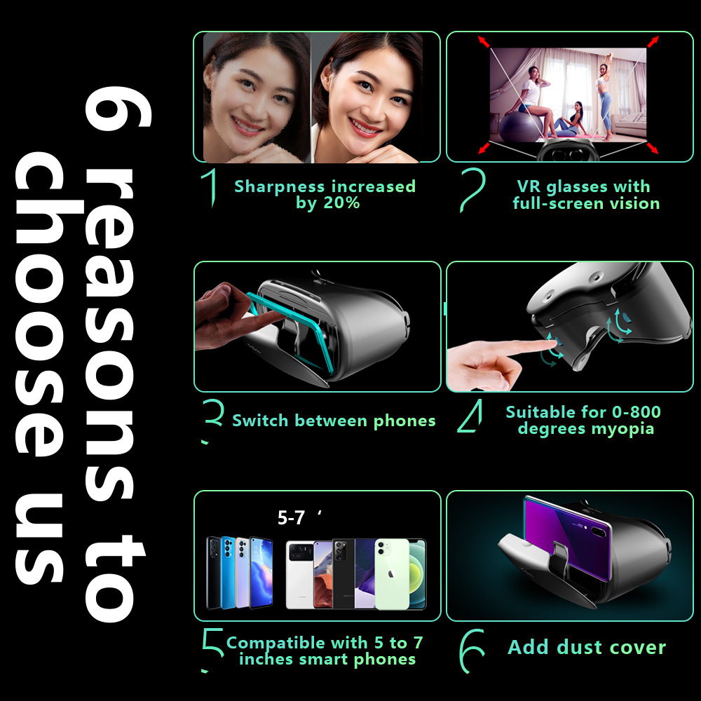 VR VRGPRO Plus Mini VR Kính 3D - đánh giá và giá Pc Gaming Vr Headset