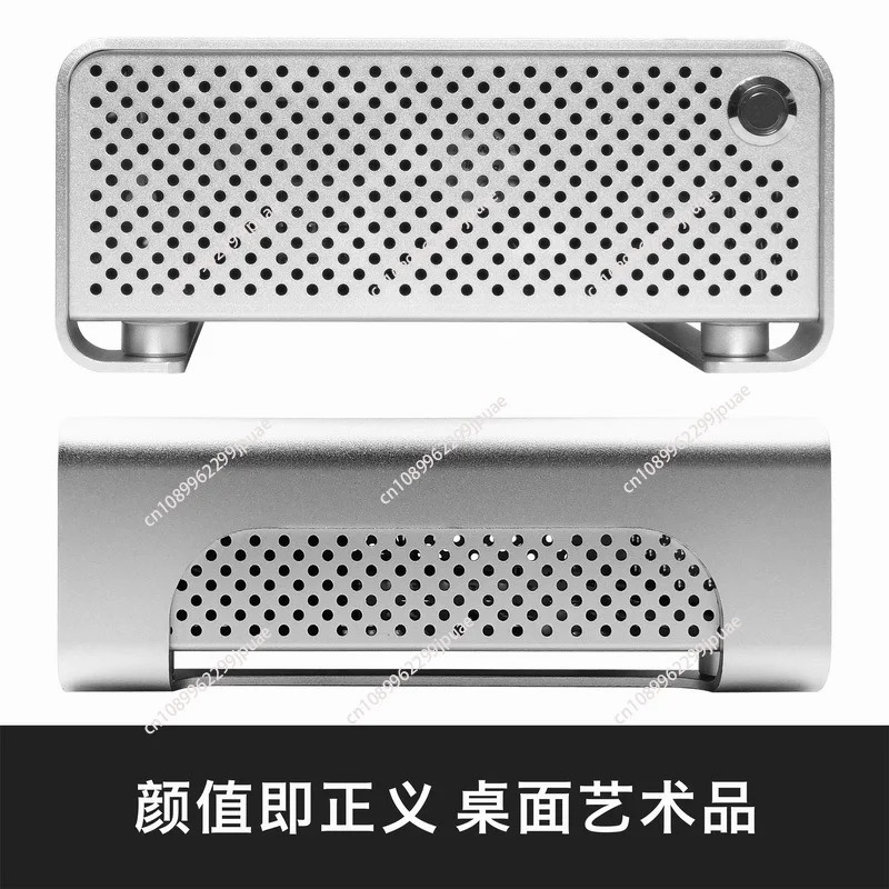 MGP all-aluminum mini ITX chas - đánh giá và giá Atx Power Supply