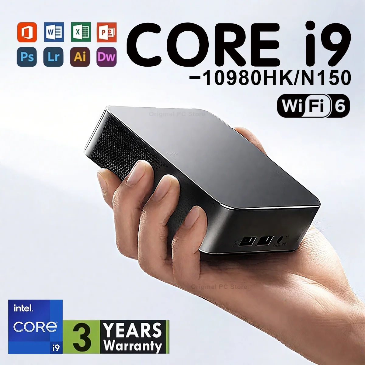 Intel i9 10980HK Mini PC Dual  - đánh giá và giá Pc Gaming Compact