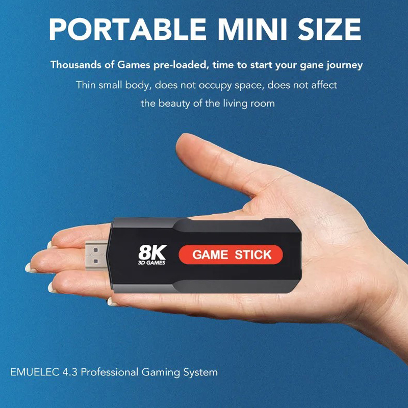 X2 Game Stick HD 4K 8K 3D Cons - đánh giá và giá Pc Gaming Emulator