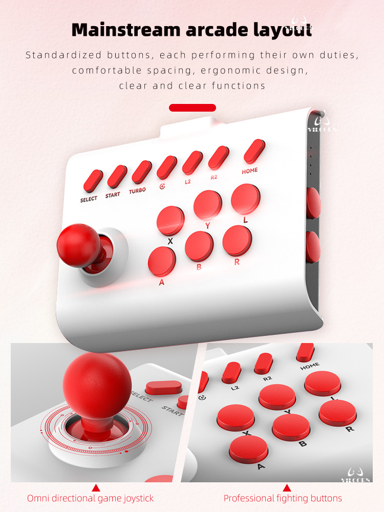 BSP-Y01 Arcade joystick Wirele - đánh giá và giá Pc Gaming Emulator