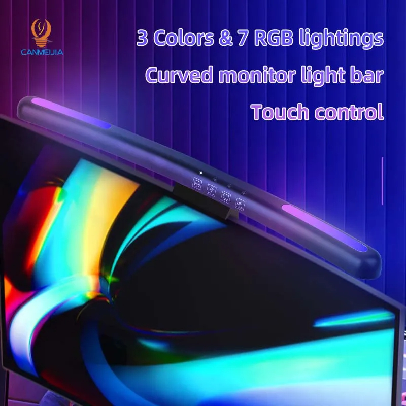 Curved LED Monitor Light Bar U - đánh giá và giá Pc Gaming Simulator