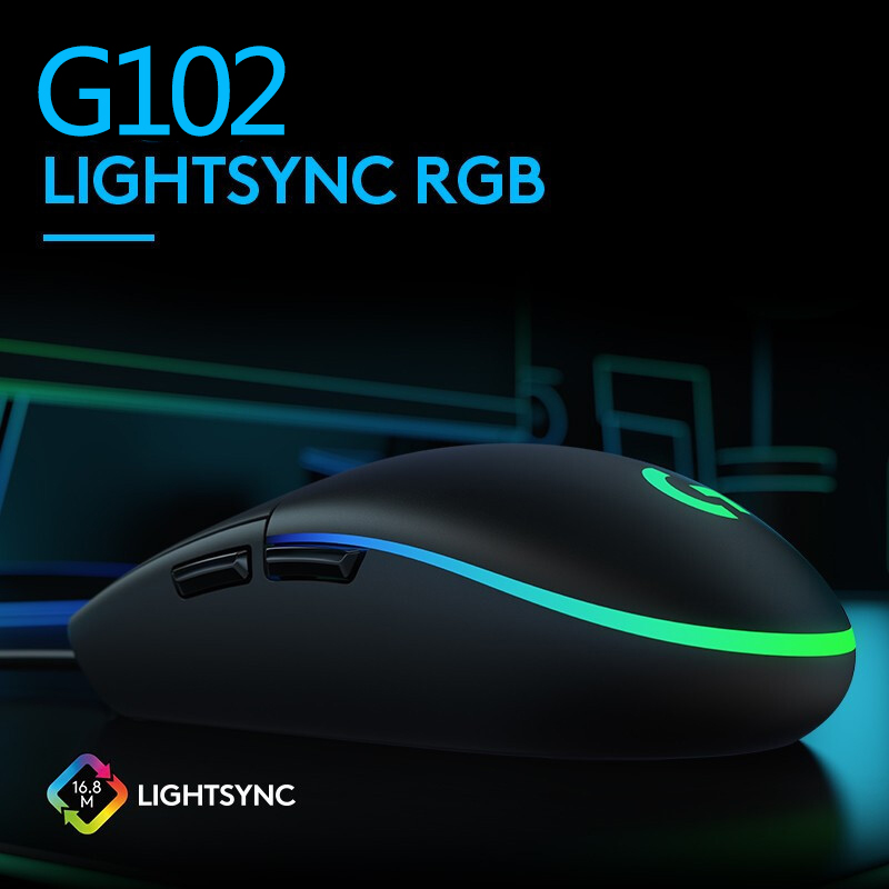 Logitech G102 Second-generatio - đánh giá và giá Pc Gaming Logitech